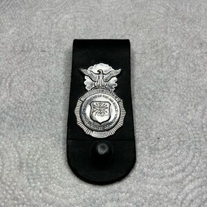 Vintage department of air force security police belt badge